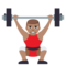 Person Lifting Weights - Medium emoji on Emojione